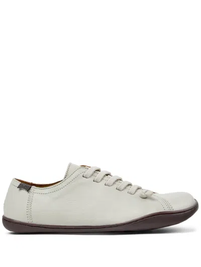 Camper Peu Cami Leather Lace-up Shoes In Neutrals