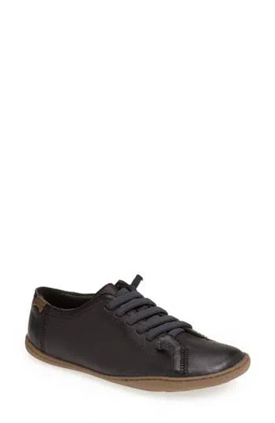 Camper 'peu Cami' Leather Sneaker In Black