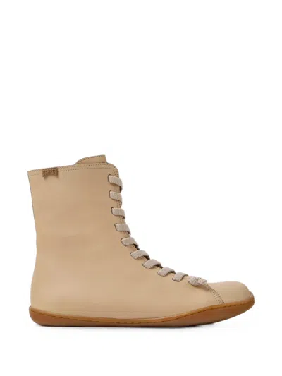 Camper Peu Cami Nubuck Ankle Boots In Brown