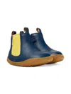 Camper Peu Elastic-panel Leather Boots In Blue