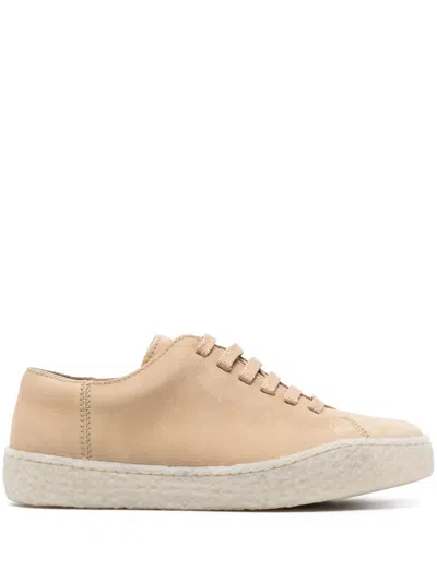 Camper Peu Lace-up Suede Sneakers In Neutrals
