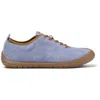 Camper Peu Path Lace-up Nubuck Leather Sneakers In Purple