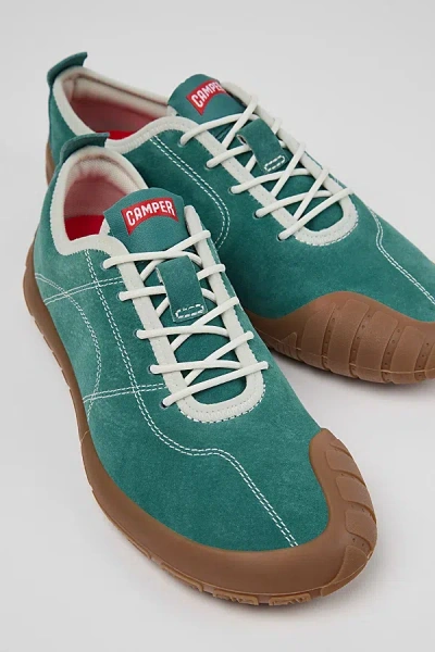 Camper Peu Path+ Leather Sneaker In Green, Women's At Urban Outfitters