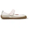 Camper Peu Path Touch-strap Ballet Flats In White