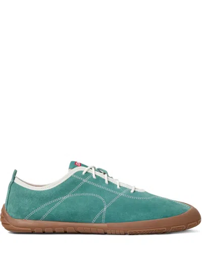 Camper Peu Path+ Suede Sneakers In Green