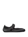 Camper Peu Path Touch-strap Ballet Flats In Black