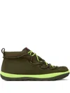 Camper Peu Pista Ankle Boots In Green