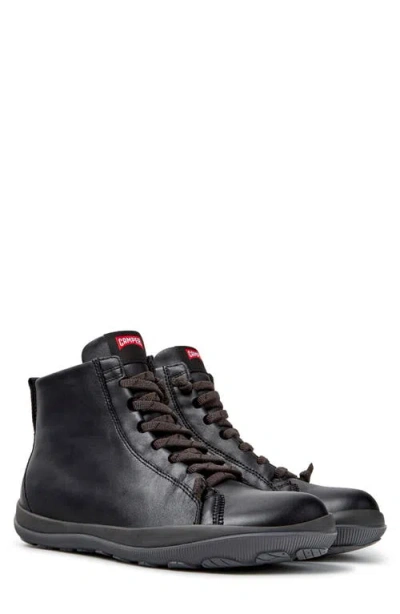 Camper Peu Pista Gore-tex Waterproof Leather Boot In Black
