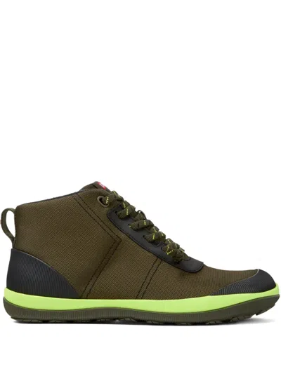 Camper Peu Pista Lace-up Hiking Boots In Green