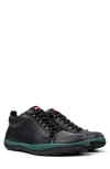Camper Peu Pista Gm Leather Lace-up Sneakers In Black