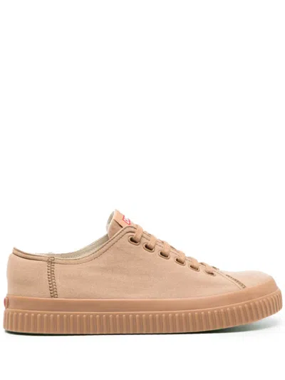 Camper Peu Roda Logo-patch Sneakers In Brown