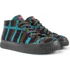 Camper Peu Roda Mid Sneaker In Blue Multi