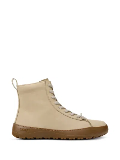 Camper Peu Serra Ankle Boots In Neutral