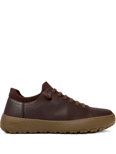 Camper Peu Serra Ribbed-collar Leather Sneakers In Multi