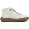 Camper Lace-up Leather Boot Sneakers In White