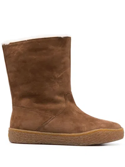 Camper Peu Suede Boots In Brown