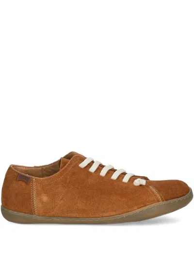Camper Peu Suede Lace-up Sneakers In Brown