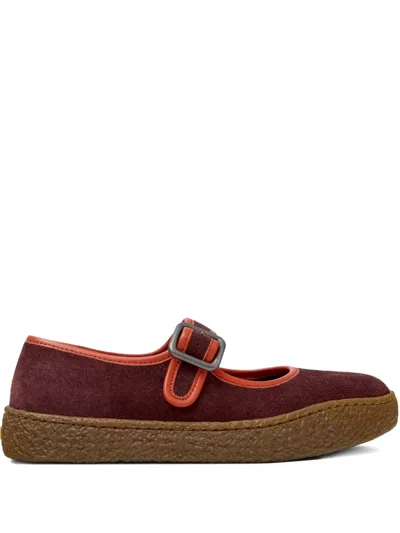 Camper Peu Terreno Ballet Flats In Red