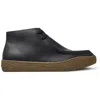 Camper Peu Terreno Leather Lace-up Desert Boots In Black