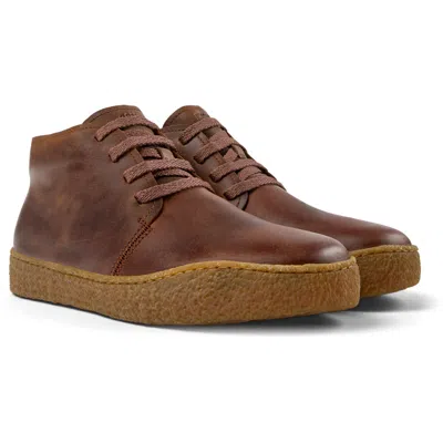 Camper Ankle Boots For Men In Brown