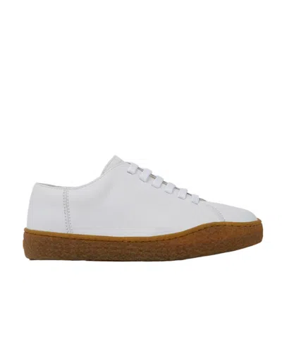 Camper Peu Terreno Lace-up Sneakers In White