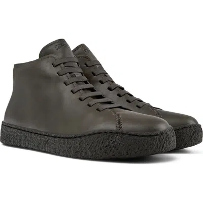 Camper Peu Terreno Leather Ankle Boot In Green
