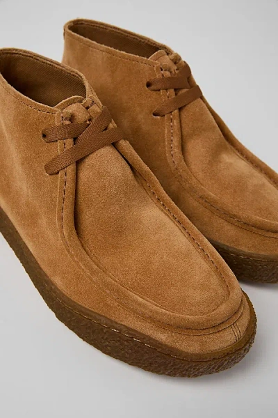 CAMPER PEU TERRENO LEATHER BOOTIE IN BROWN, WOMEN'S AT URBAN OUTFITTERS