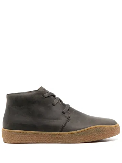 Camper Peu Terreno Leather Boots In Green