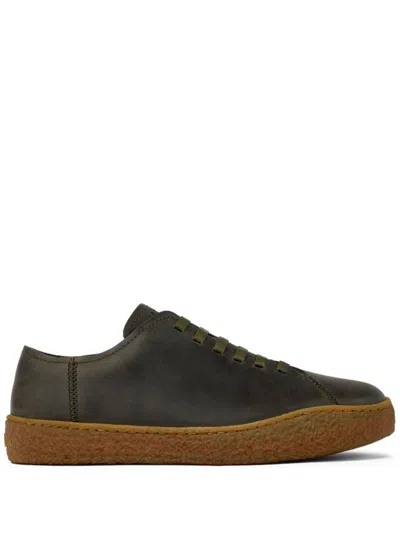 Camper Peu Terreno Nubuck Leather Sneakers In Verde