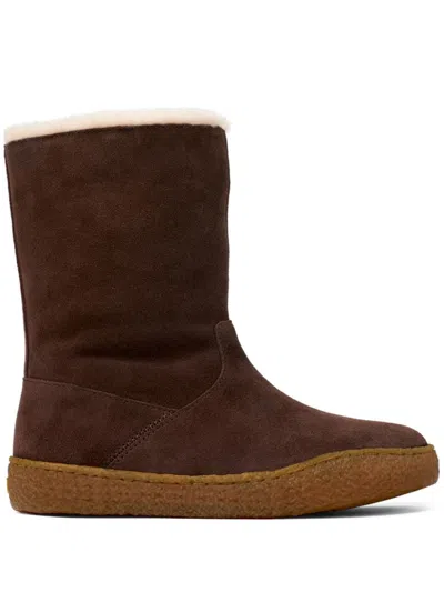 Camper Peu Suede Boots In Brown