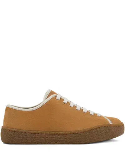Camper Peu Terreno Suede Sneakers In Brown