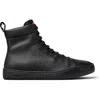 Camper Peu Cami Lace-up Leather Combat Boots In Black