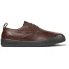Camper Peu Touring Lace-up Leather Sneakers In Brown