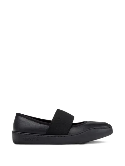 Camper Peu Touring Elasticated-strap Ballet Flats In Black