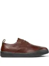Camper Peu Touring Lace-up Leather Sneakers In Brown