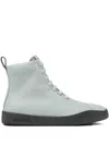 Camper Peu Touring Lace-up Leather Sneakers In Gray