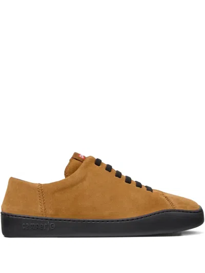Camper Peu Touring Lace-up Suede Sneakers In Brown