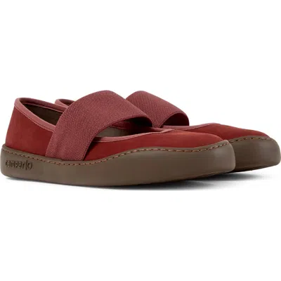 Camper Peu Touring Leather Mary Jane In Brown