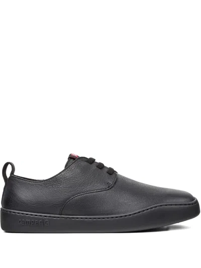 Camper Peu Touring Leather Sneakers In Black