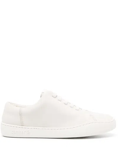 Camper Peu Touring Leather Sneakers In White