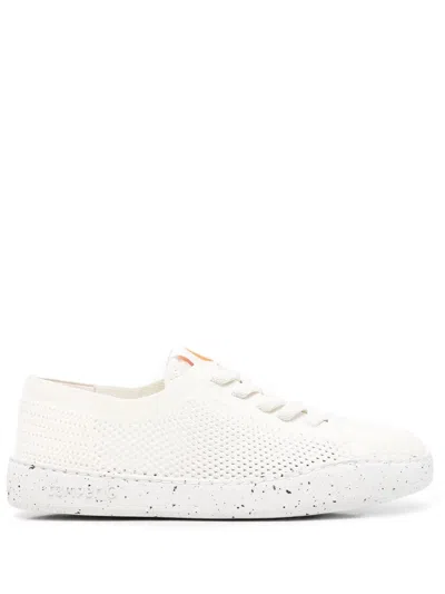Camper Peu Touring Low-top Sneakers In White Natural