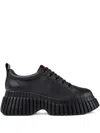Camper Pix Bcn Lace-up Derby Shoes In Black