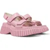 Camper Pix Bcn Platform Sandal In Pink