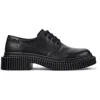 Camper Lace-up Platform Shoes In Black