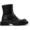 Camper Zip-fastening Boots In Black