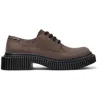 Camper Lace-up Rounded-toe Shoes In Brown
