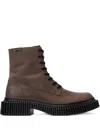 Camper Pix Berlin Lace-up Chunky-sole Boots In Brown