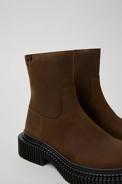 Camper Pix Berlin Leather Ankle Boot In Brown, Women's At Urban Outfitters