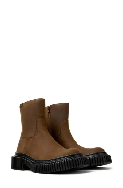 Camper Pix Berlin Zip Boot In Brown