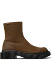 Camper Pix Berlin Zip-detail Platform Boots In Multi